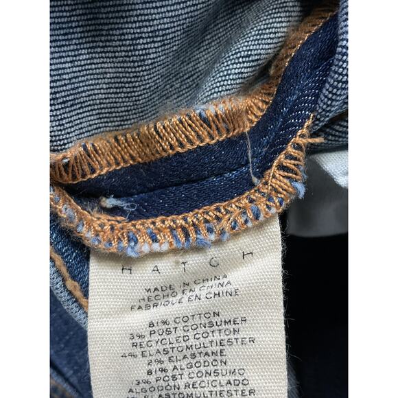 Hatch 'The Slim' Blue Maternity Denim Jean Size 29 - Picture 5 of 5